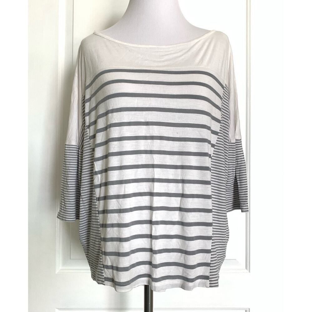 LUSH 3/4 Sleeve Stretch Slouchy Dolman Batwing Top Los Angeles Nordstrom M
